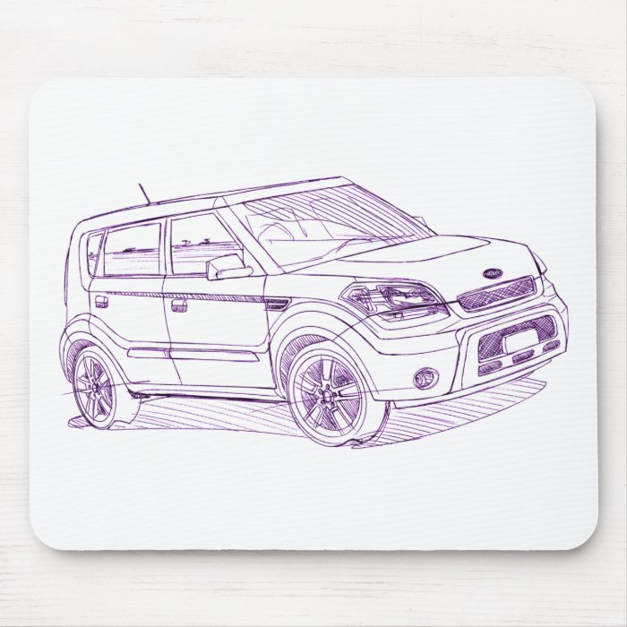 Kia Soul 2008+ Mouse Pads