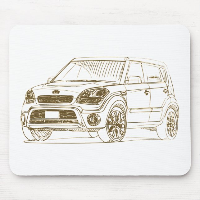 Kia Soul 2012 Mouse Pad (Front)