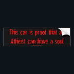 Kia Soul Atheist sticker<br><div class="desc">a great sticker for your Soul!</div>
