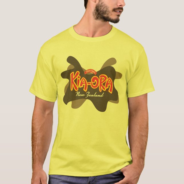 KiaOra Print-zazzle.ai T-Shirt (Front)