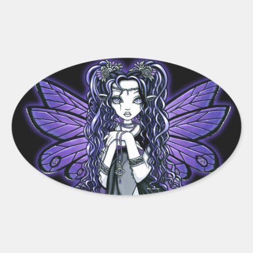 "Kiara" Gothic Butterfly Fairy Princess Stickers