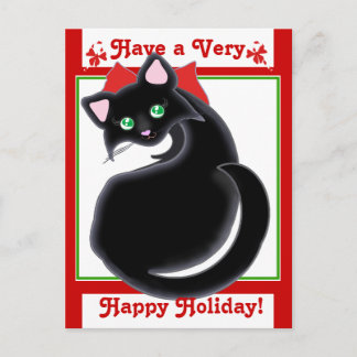 Kiara Toon Kitty Holiday! Postcard