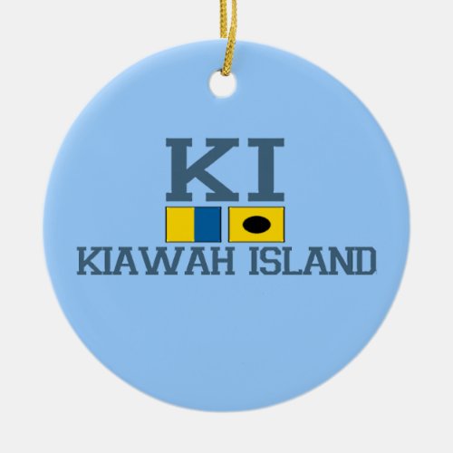 Kiawah Island Ceramic Ornament