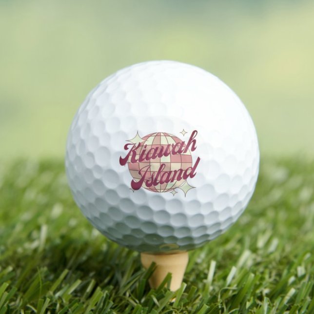 Kiawah Island golfball golfer golfing gift Golf Balls (Creator Uploaded)
