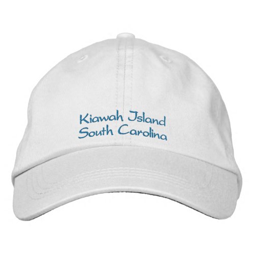 Kiawah Island SC Embroidered Baseball Hat