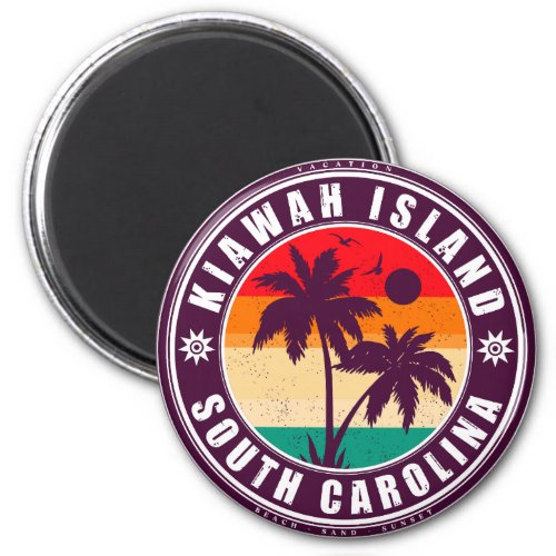 Kiawah Island South Carolina Vintage 60s Souvenirs Magnet