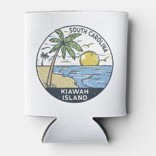 Kiawah Island South Carolina Vintage Can Cooler