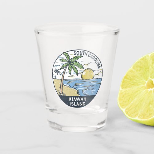 Kiawah Island South Carolina Vintage Shot Glass