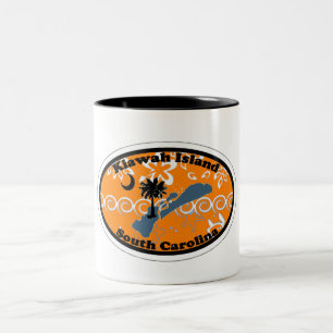 Kiawah Island. Two-Tone Coffee Mug