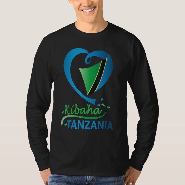 Kibaha Tanzania Flag Tanzanian Men Women T-Shirt (Front)
