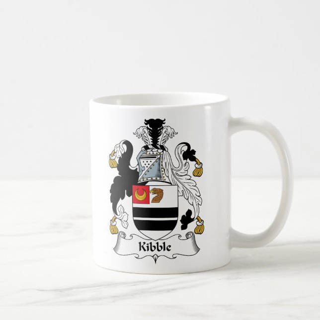 Kibble Family Crest Coffee Mug (Right)