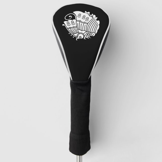 Kichiemon Nakamura Golf Head Cover (Front)