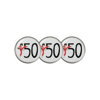 Kick 50 golf ball marker
