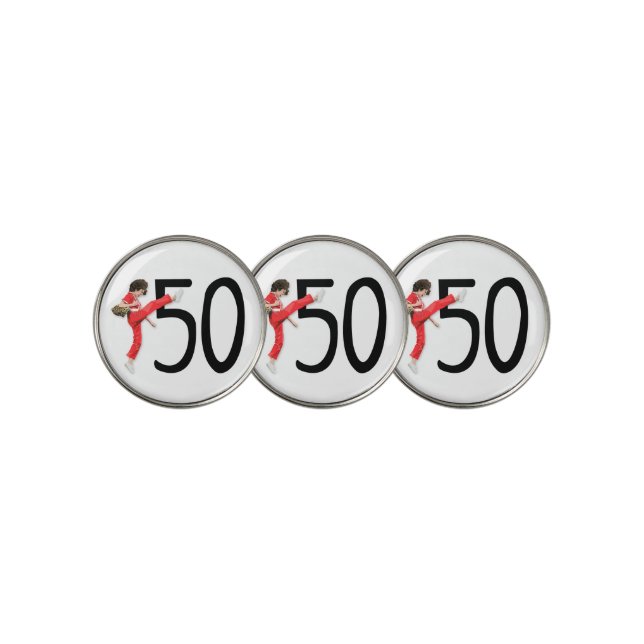 Kick 50 golf ball marker (3 Up)