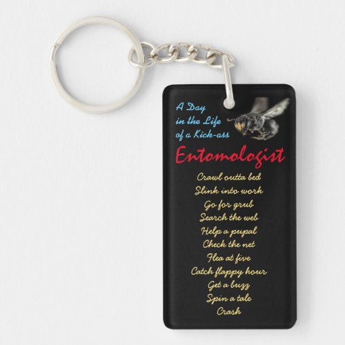 Kick_ass Entomologist Keychain by RoseWrites