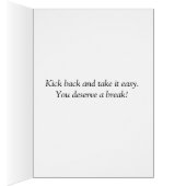 Kick back and take it easy! cards (Inside (Right))