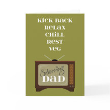 Kick Back Relax for Dad on Father's Day Retro TV