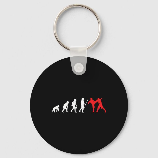 Kick-boxer Kickboxing Development Training Fight  Keychain (Front)