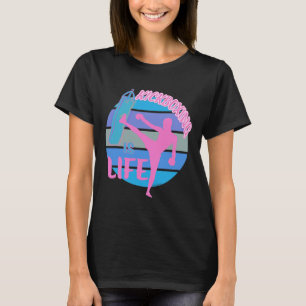 Kick Boxing Martial Arts Boxer Girls Kickboxing Is T-Shirt