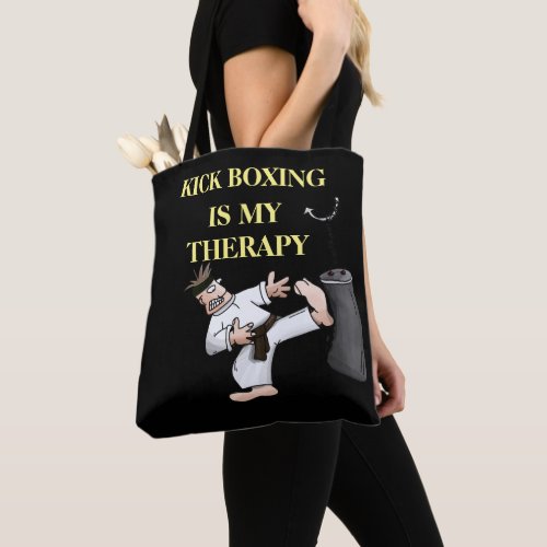 KICK BOXING therapy design  Tote Bag