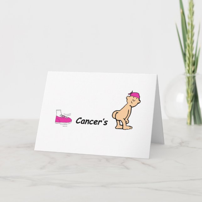 kick cancers butt card (Front)