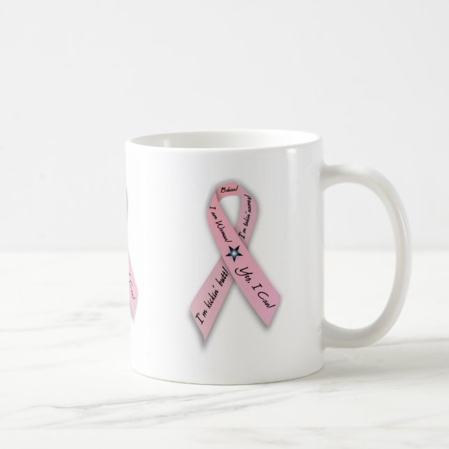 Kick Cancer's Butt Mug (Right)