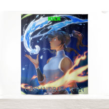 KICK CassandraSaturn Large Tapestry