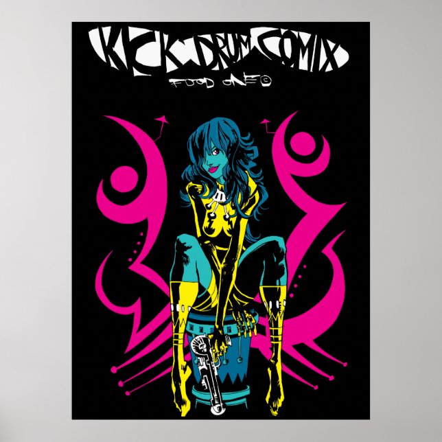 Kick Drum Two Print/Poster Poster (Front)