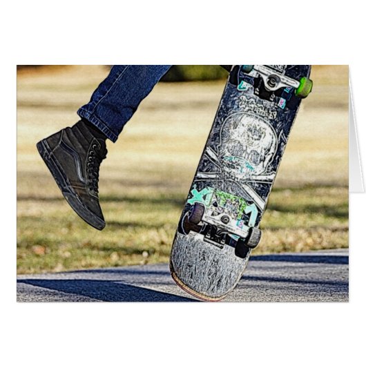 Kick Flip It Painterly Cards (Front Horizontal)