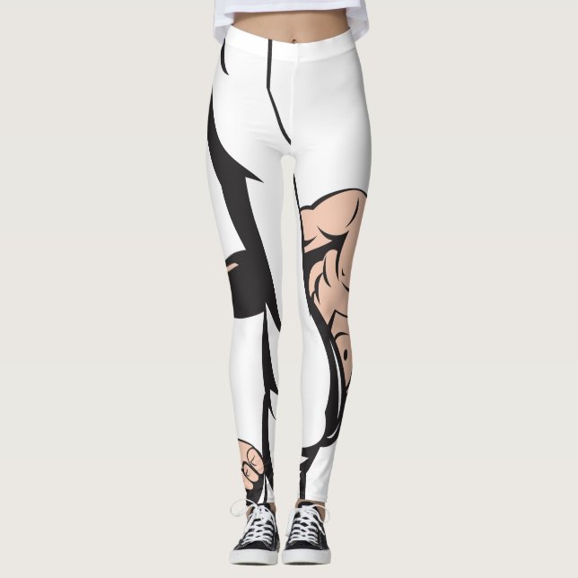 Kick it Girl Leggings (Front)