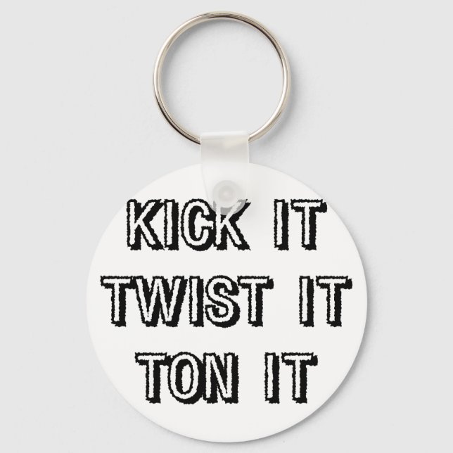 Kick It Keychain (Front)