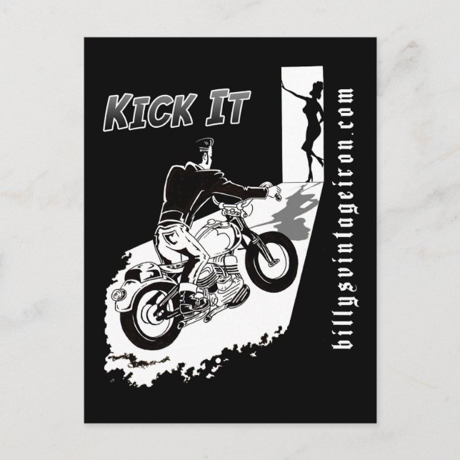 Kick It Postcard (Front)