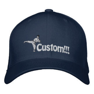 Kick Kung Fu Karate Hat Martial Arts MMA Cap
