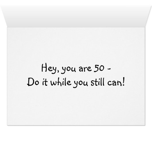 KICK OFF SHOES/RUN BAREFOOT IN THE SAND 5Oth HUMOR (Inside Horizontal (Bottom))