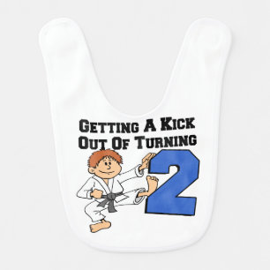 Kick Out Of Turning Two Bib