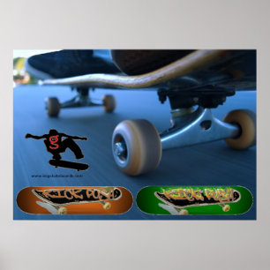 Kick Push (Skateboarding) Poster