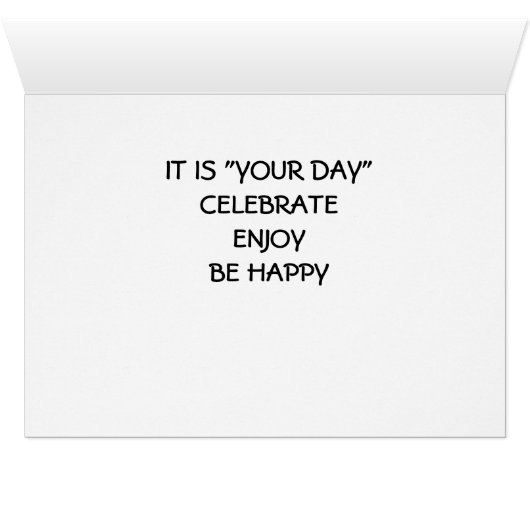 KICK UP YOUR HEALS" GEESE STYLE FOR "BIRTHDAY" (Inside Horizontal (Bottom))