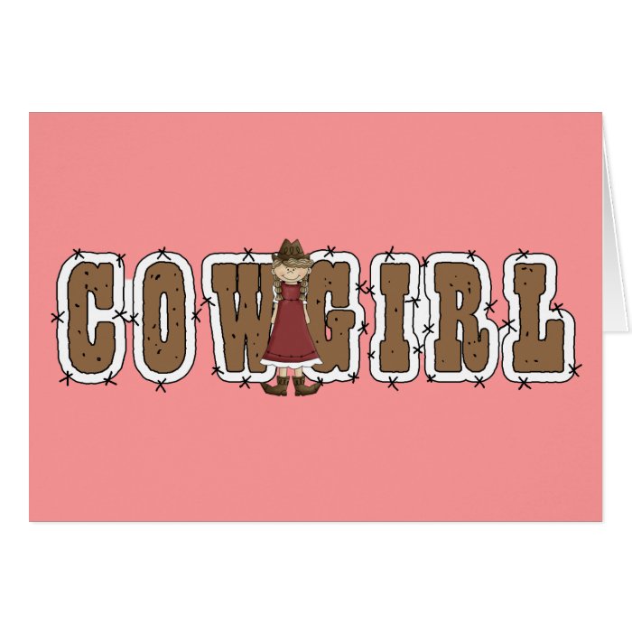 Kick Up Your Heels Cowgirl Birthday Card   Western