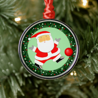 Kickball Christmas Collectible Ceramic Ornament