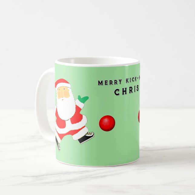 Kickball Christmas Collectible Coffee Mug (Front Left)
