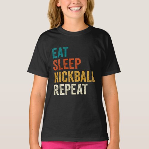 Kickball Eat Sleep Kickball Repeat T_Shirt