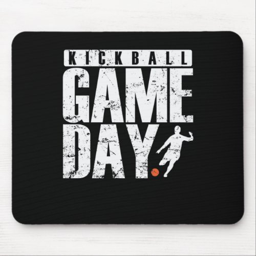 Kickball Game Day Gummiball USA Sport Mouse Pad