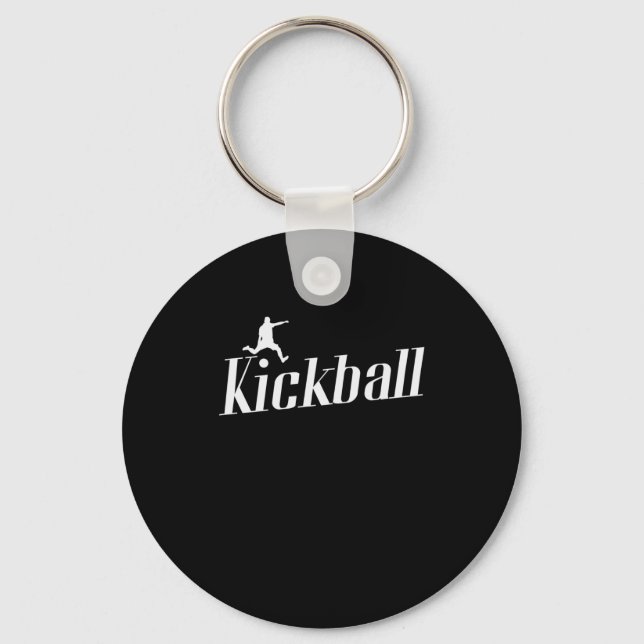 Kickball Gummiball Sport Kickball USA Keychain (Front)