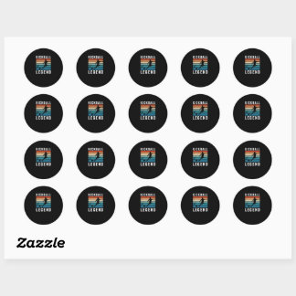 Kickball Legend Classic Round Sticker