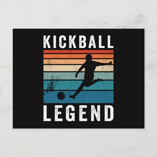 Kickball Legend Holiday Postcard