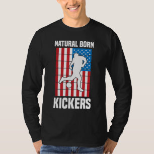 Kickball - Natural Born Kickers - American - Camp T-Shirt