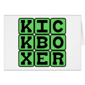 Kickboxer, Martial Arts Fighter (Front Horizontal)