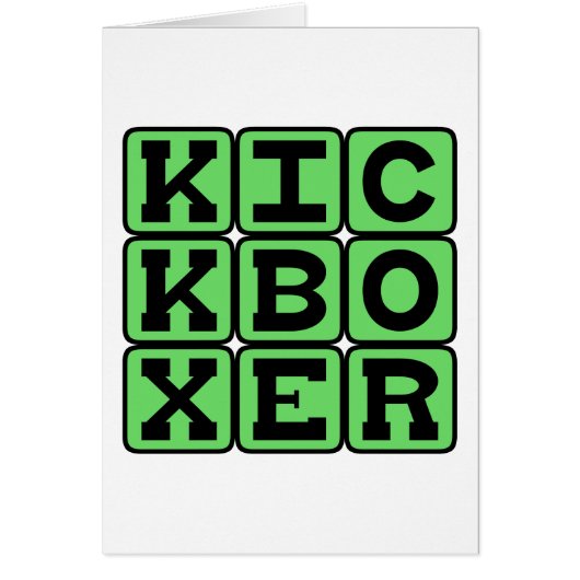 Kickboxer, Martial Arts Fighter (Front)