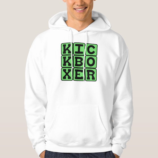 Kickboxer, Martial Arts Fighter Hoodie (Front)