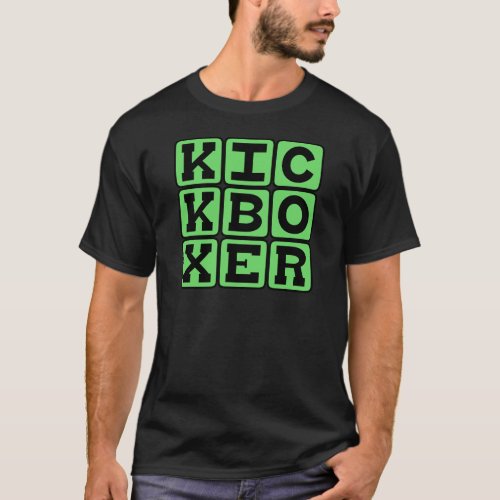 Kickboxer Martial Arts Fighter T_Shirt